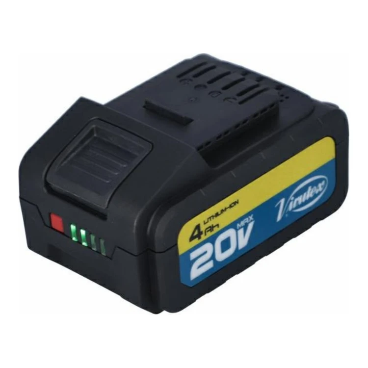 Akumulator VIRUTEX 20V 2,0 / 4,0 Ah, 12V 1,5 Ah i ładowarka CH80 - zdjęcie 5