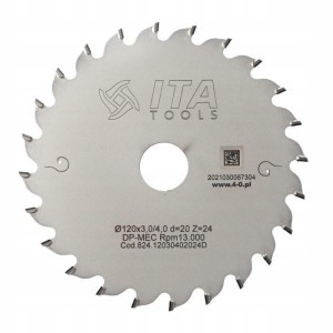 Ita Tools podcinak trapezowy DIAMENT 120x20x24Z H4