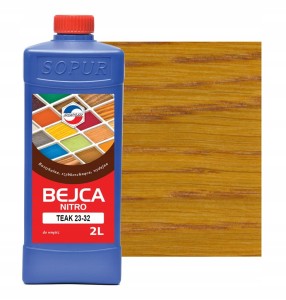 Bejca nitro SOPUR teak 23-32 2l do drewna 2332