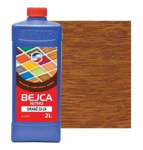 Bejca nitro SOPUR oranż 23-24 2l do drewna 2324