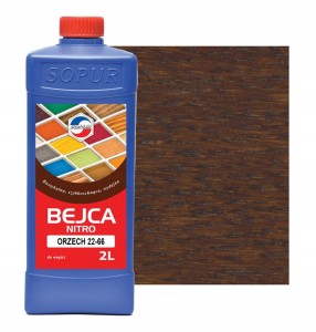 Bejca nitro SOPUR orzech 22-66 2l do drewna 2266