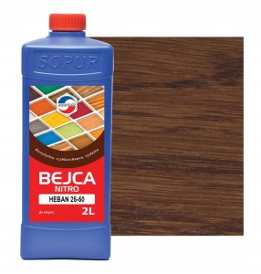 Bejca nitro SOPUR mahoń 25-50 2l do drewna 2550