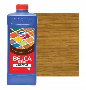 Bejca nitro SOPUR oranż 23-05 2l do drewna 2305