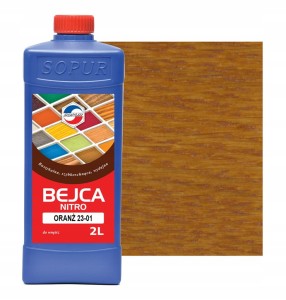 Bejca nitro SOPUR oranż 23-01 2l do drewna 2301