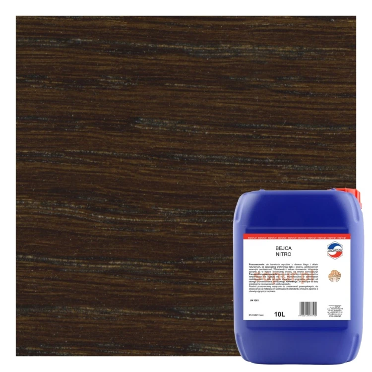 Bejca nitro SOPUR 22-491 brąz 10L