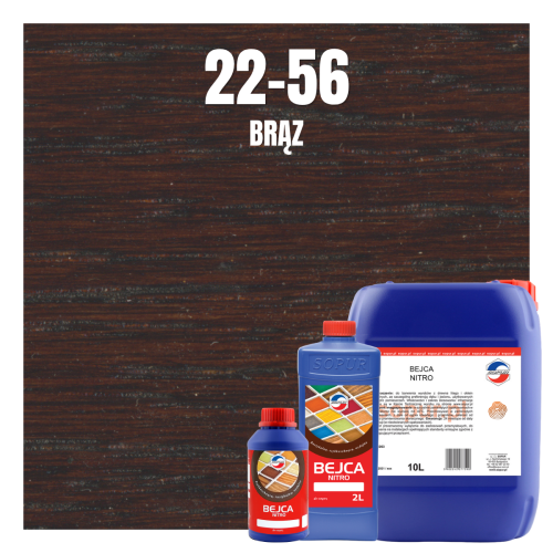 Bejca nitro SOPUR 22-56 brąz