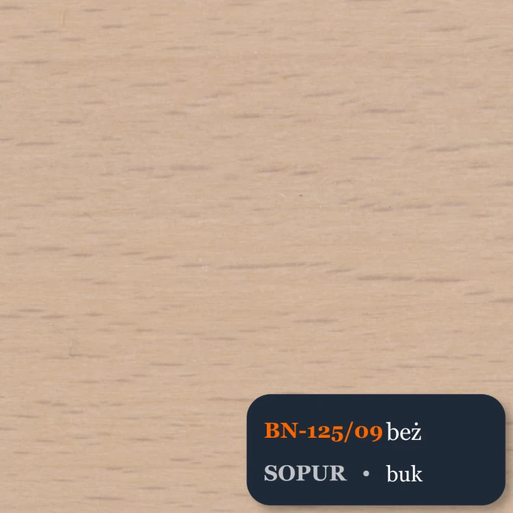 Bejca nitro SOPUR BN-125/09 beż - próbka buk