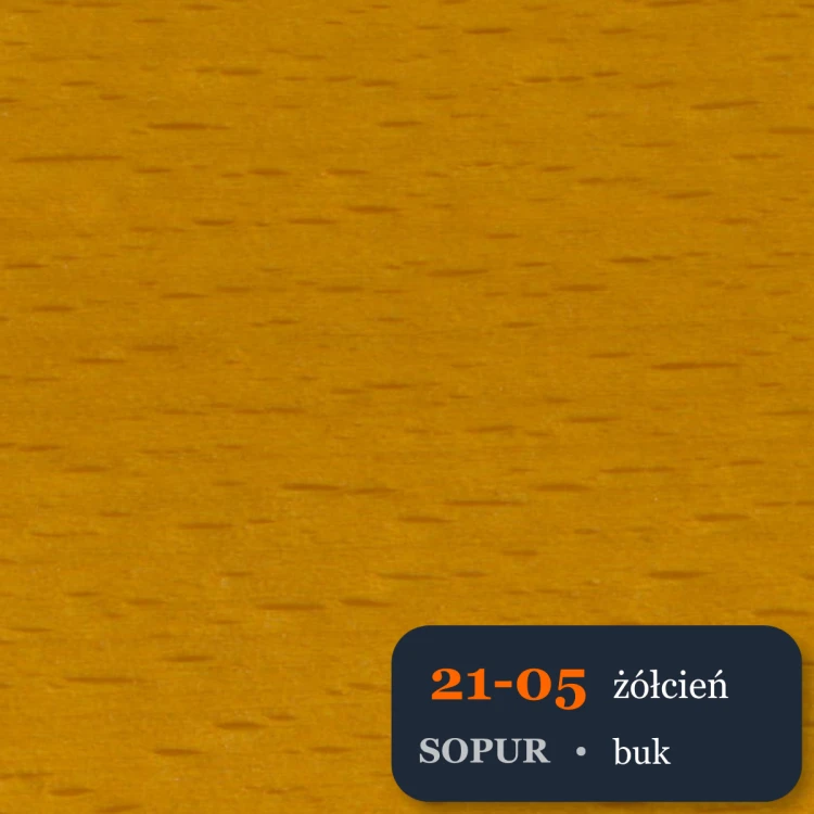 Bejca nitro SOPUR 21-05 żółcień - próbka buk