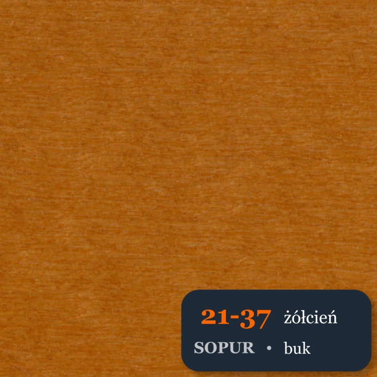 Bejca nitro SOPUR 21-37 żółcień - próbka buk