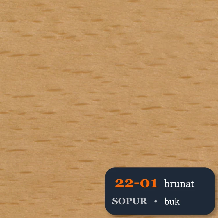 Bejca nitro SOPUR 22-01 brunat - próbka buk