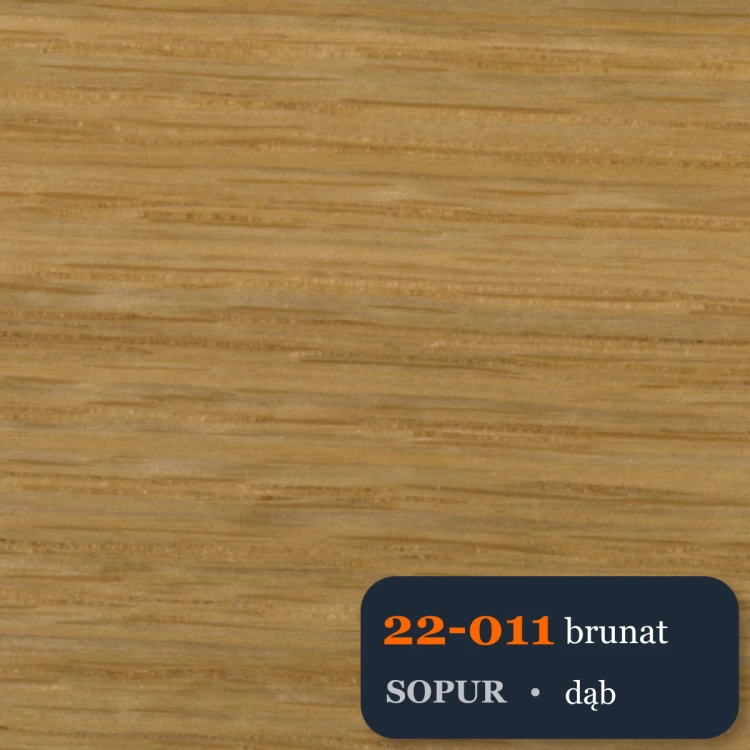 Bejca nitro SOPUR 22-011 brunat - próbka dąb