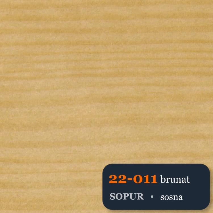 Bejca nitro SOPUR 22-011 brunat - próbka sosna