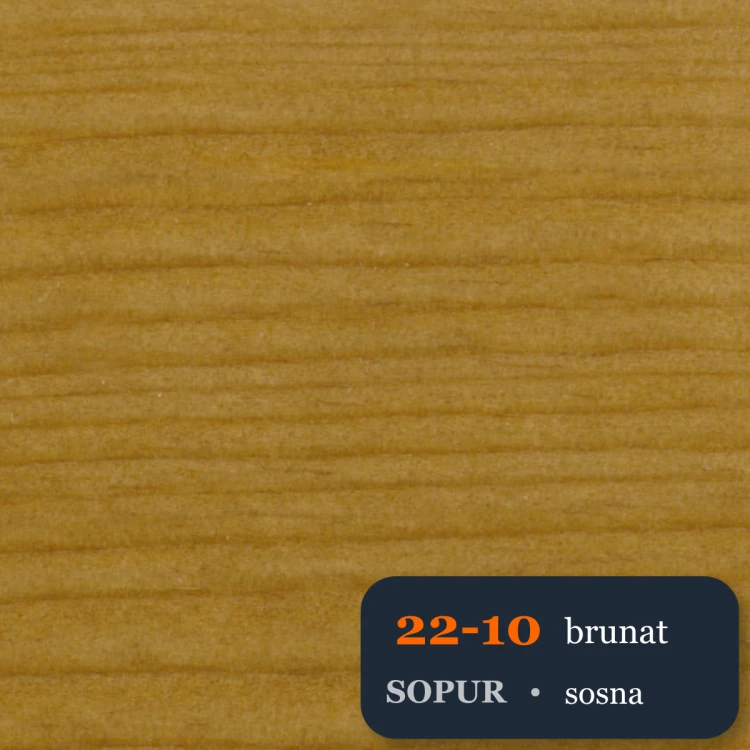 Bejca nitro SOPUR 22-10 brunat - próbka sosna