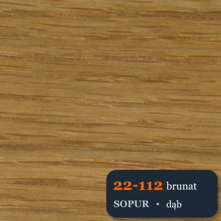 Bejca nitro SOPUR 22-112 brunat - próbka dąb