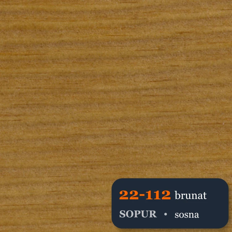 Bejca nitro SOPUR 22-112 brunat - próbka sosna