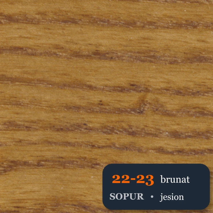 Bejca nitro SOPUR 22-23 brunat - próbka jesion