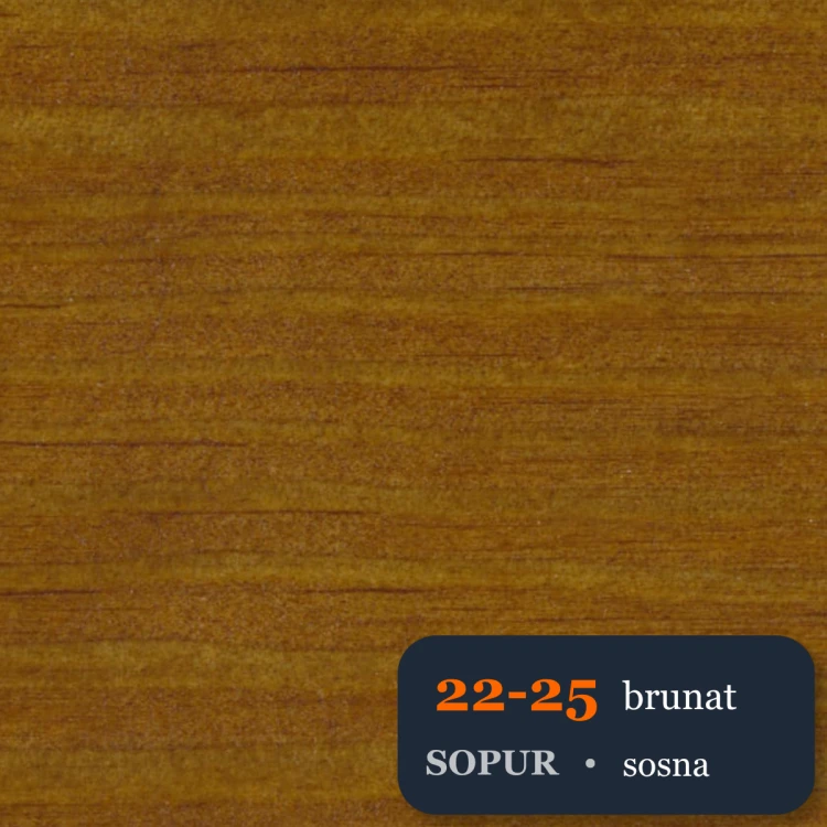 Bejca nitro SOPUR 22-25 brunat - próbka sosna
