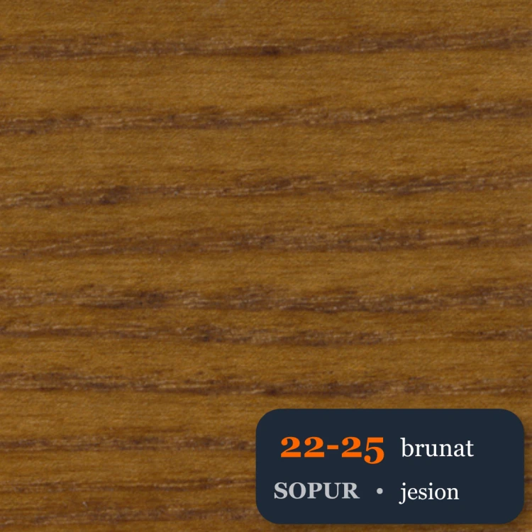 Bejca nitro SOPUR 22-25 brunat - próbka jesion