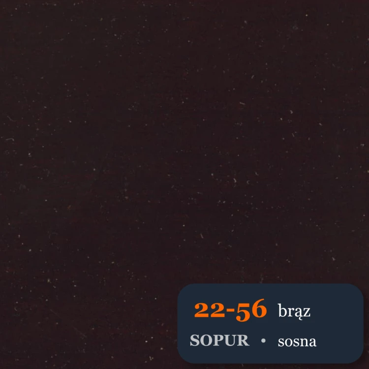 Bejca nitro SOPUR 22-56 brąz - próbka sosna
