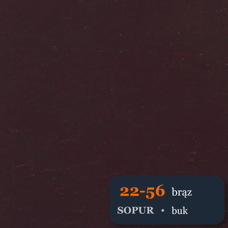 Bejca nitro SOPUR 22-56 brąz - próbka buk