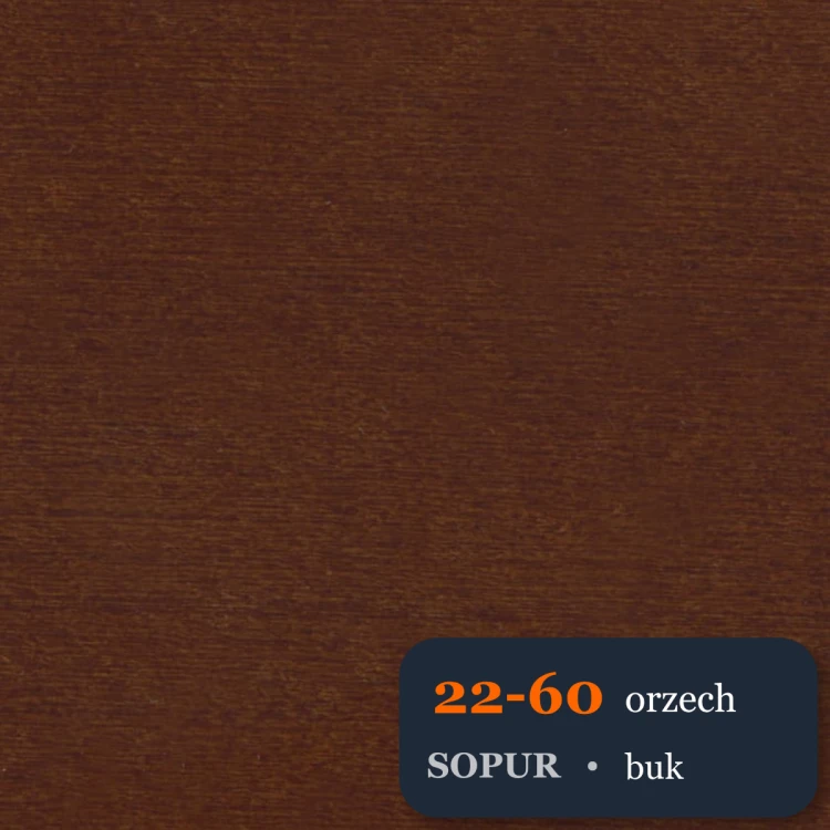 Bejca nitro SOPUR 22-60 orzech - próbka buk