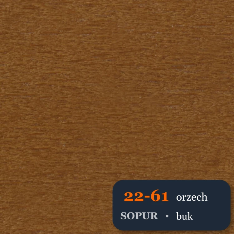 Bejca nitro SOPUR 22-61 orzech - próbka buk