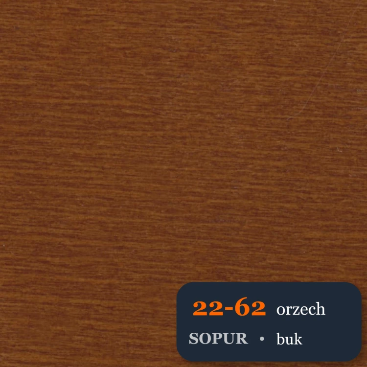 Bejca nitro SOPUR 22-62 orzech - próbka buk