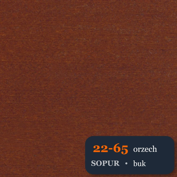 Bejca nitro SOPUR 22-65 orzech - próbka buk