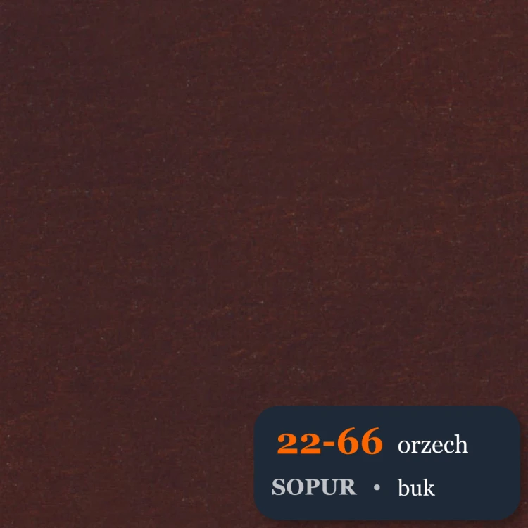 Bejca nitro SOPUR 22-66 orzech - próbka buk