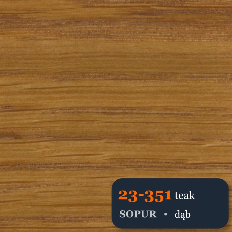 Bejca nitro SOPUR 23-351 teak - próbka dąb