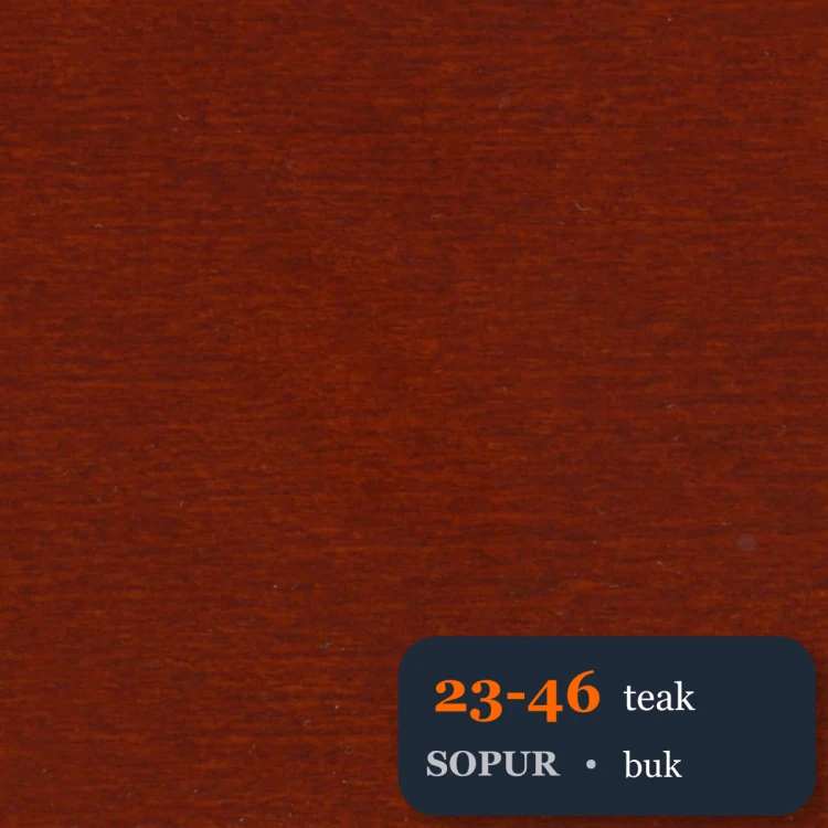 Bejca nitro SOPUR 23-46 teak - próbka buk