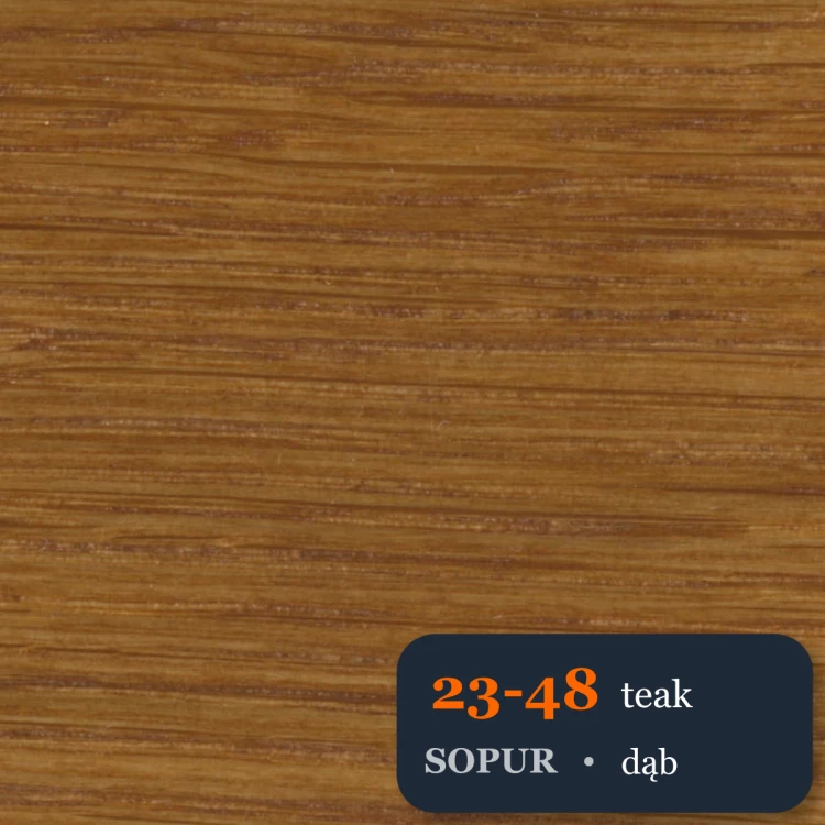 Bejca nitro SOPUR 23-48 teak - próbka dąb
