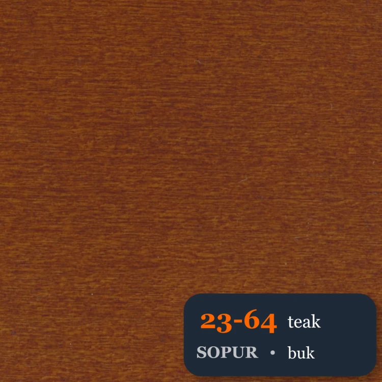 Bejca nitro SOPUR 23-64 teak - próbka buk