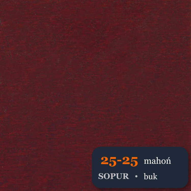 Bejca nitro SOPUR 25-25 mahoń - próbka buk