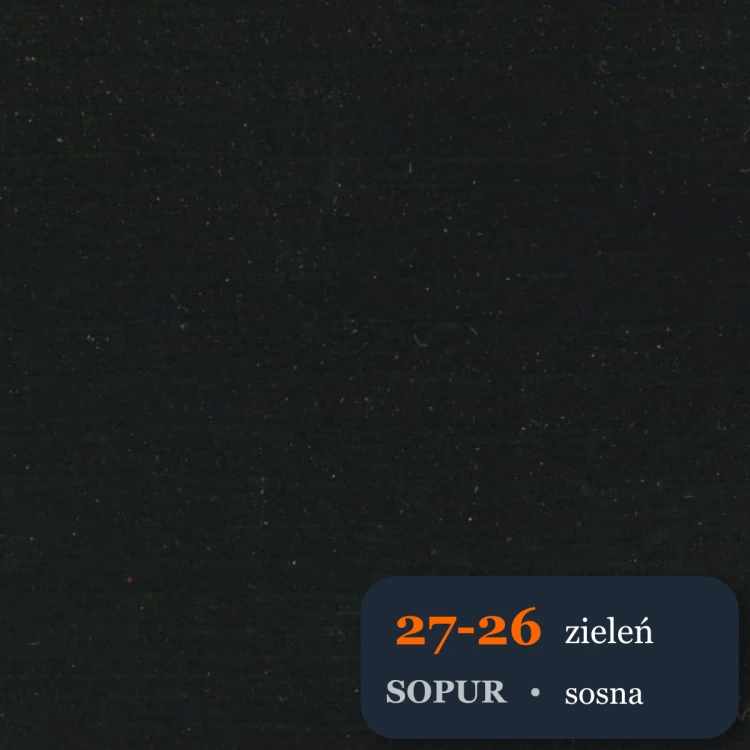 Bejca nitro SOPUR 27-26 zieleń - próbka sosna