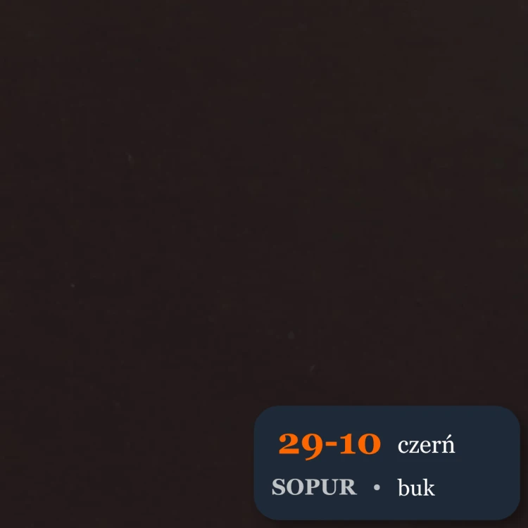 Bejca nitro SOPUR 29-10 czerń - próbka buk
