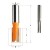 Frez prosty CMT 811 krótki, węglik HM/VHM, chwyt 1/4 i 1/2 cala - średnice 2-28,5 mm