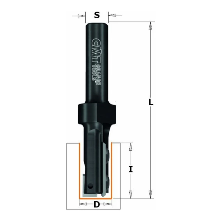 Rysunek frezu CMT 653.661.11 z wymiarami