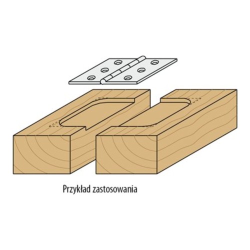 Zastosowanie frezu CMT 901 - płytkie gniazda i wybrania w drewnie