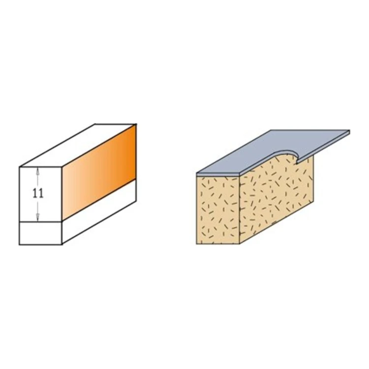 Frez diamentowy CMT 906.128.61 - obcinanie laminatu