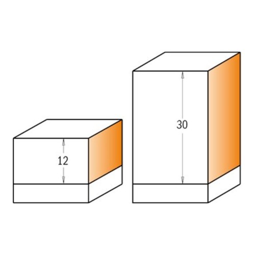 Frez CMT 657 - długości ostrza 12, 30 i 50 mm