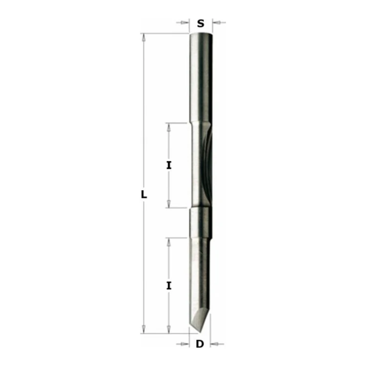 Frez CMT 716.061.11 VHM z dwoma ostrzami