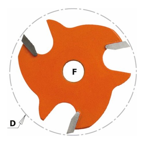 Ostrze piłkowe CMT 822 Z3, D 47,6 mm, otwór 8 mm