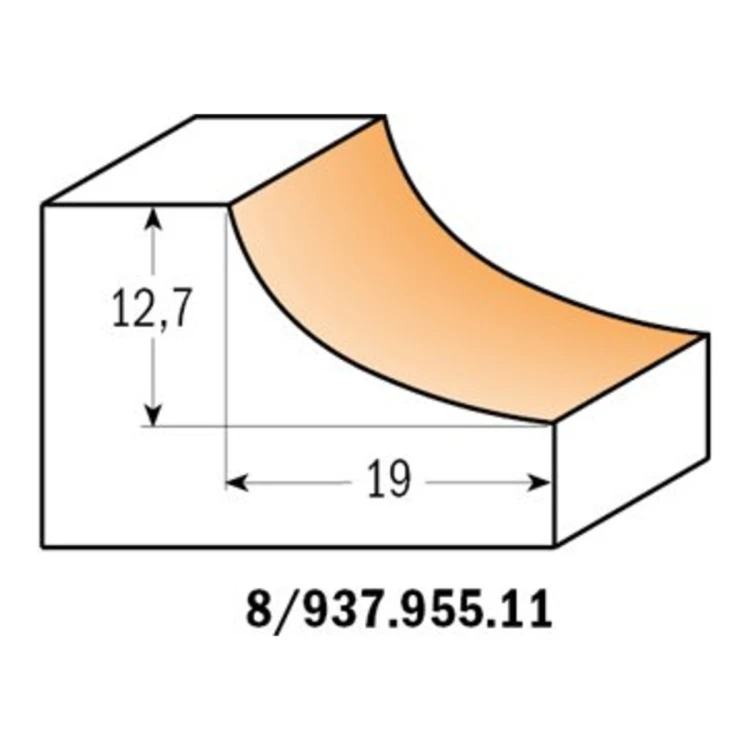 Frez CMT 937.955.11 - profil specjalny
