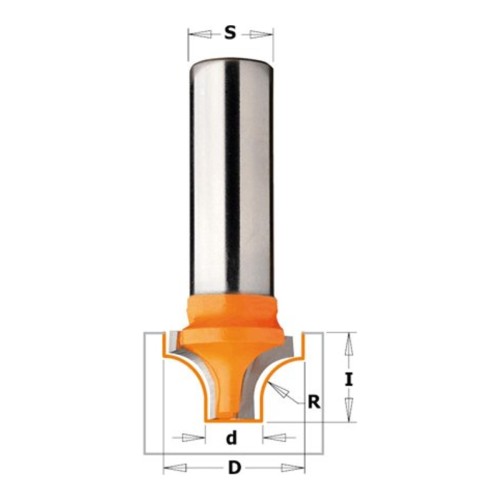 Frez profilowy CMT 8/965.903 - rysunek wymiarowy