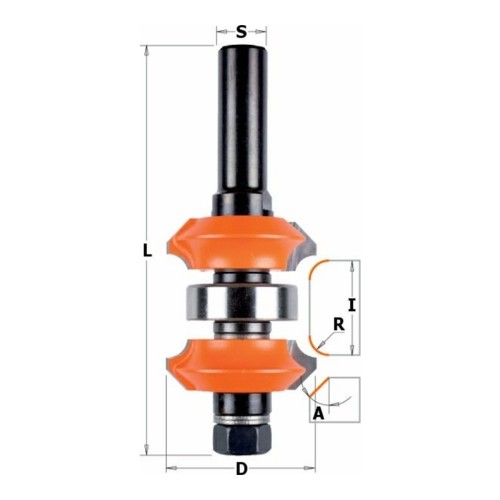 Frez regulowany CMT 8/900.623 - rysunek wymiarowy