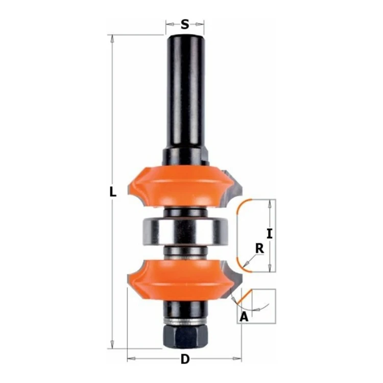Frez regulowany CMT 8/900.623 - rysunek wymiarowy