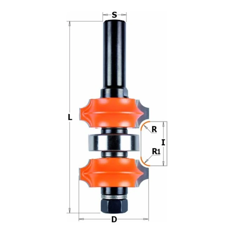 Frez regulowany CMT 8/900.622 - rysunek wymiarowy