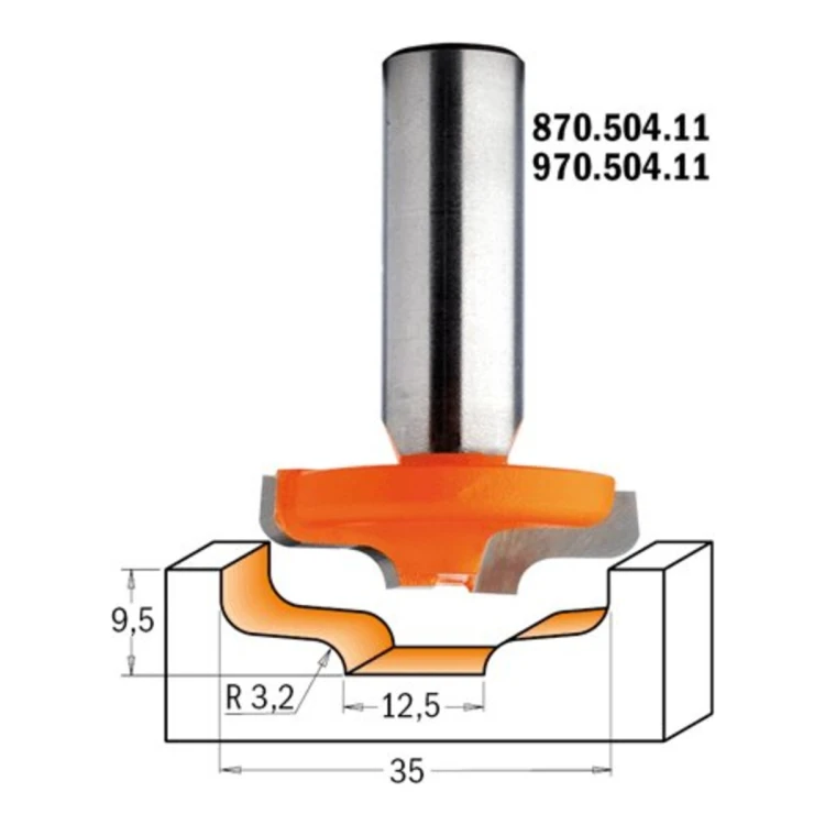 Frez dekoracyjny CMT 970.504.11
