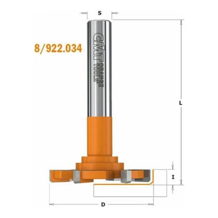 Frez do płaszczyzn Solid Surface CMT 922.034.11